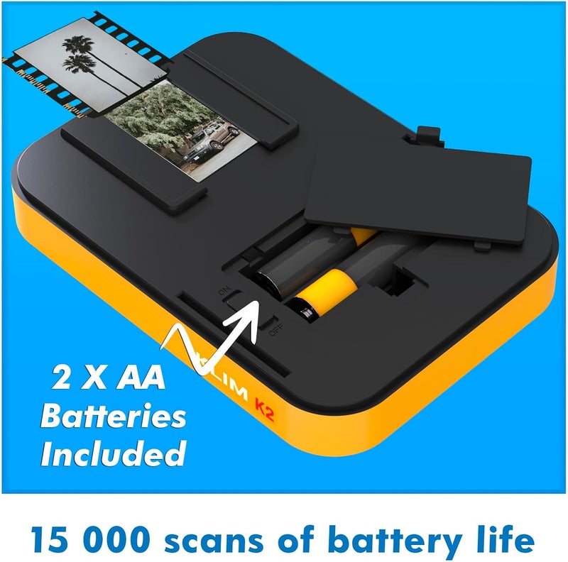 KLIM K2 Mobile Film Scanner 35mm + New + Positive & Negative Scanner + Slide Scanner + Photo Scanner + 35mm Color Film Developing Kit Essential + Your own 35mm Film Developing Service at Home - Image 5